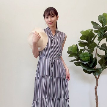 日常拾光格紋洋裝