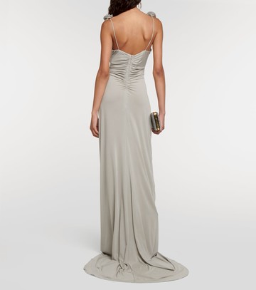 Magda Butrym Gathered jersey maxi dress