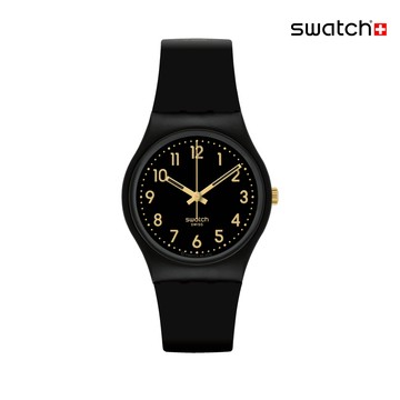 Swatch GOLDEN TAC 經典手錶/男錶/女錶/瑞士製造 SO28B113 (34mm)【官方旗艦店】