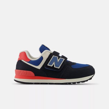 New Balance 574 系列 中大童 休閒鞋 黑