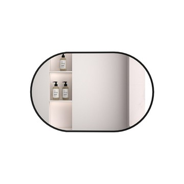 跨境外貿浴室鏡橢圓衛浴洗手間壁掛貼墻化妝鏡廁所洗漱臺鏡子掛墻[DD150110]