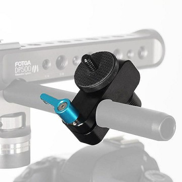 FOTGA  管夾轉接螺紋孔配件15mm導管轉1/4螺紋孔配件