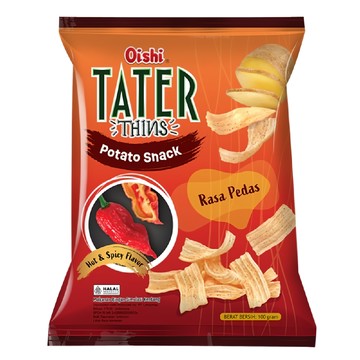 Oishi 上好佳 洋芋片 勁辣口味  100g  1個