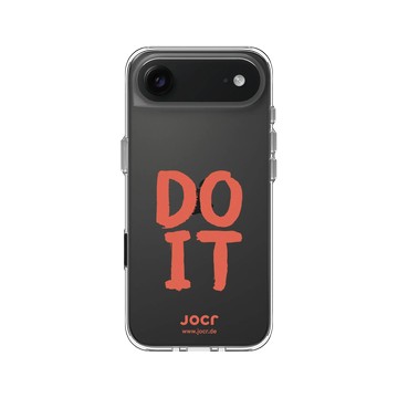 iPhone Air Clear Case（相機按鈕） 透明 - JOCR - DO IT Red