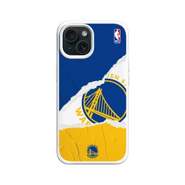 iPhone 15 SolidX 白 - NBA - 熱血系列-金州勇士 Golden State Warriors - Sweat and tears