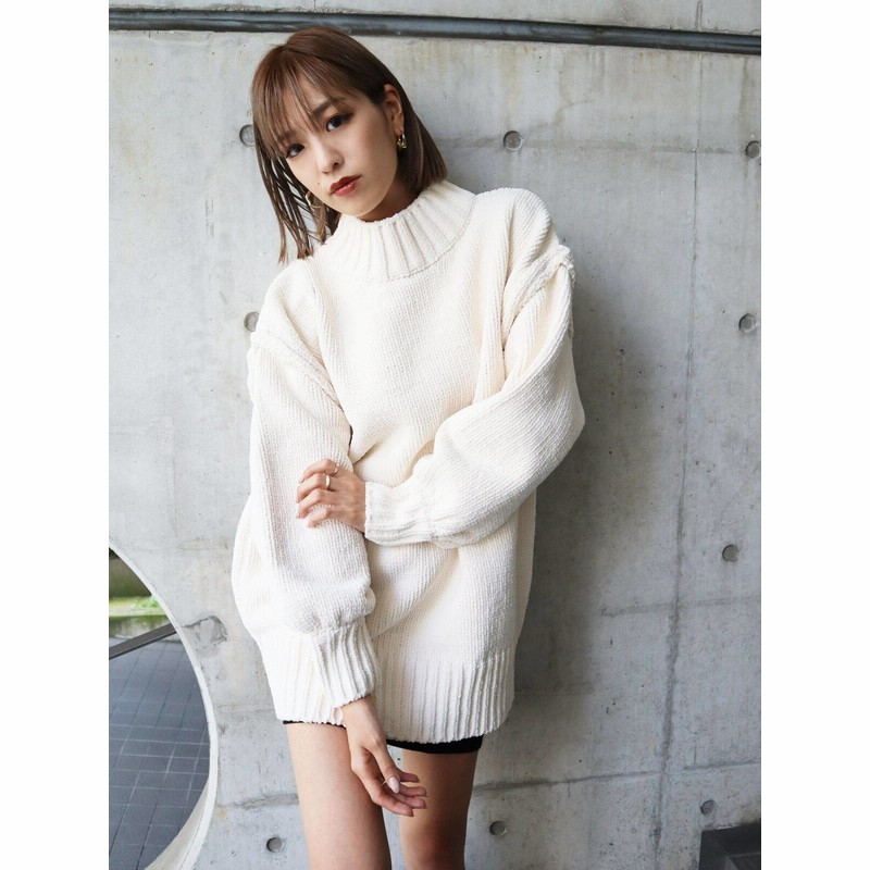 公式 Emoda エモダ モールハイネックボックスワンピース 通販 Lineポイント最大1 0 Get Lineショッピング