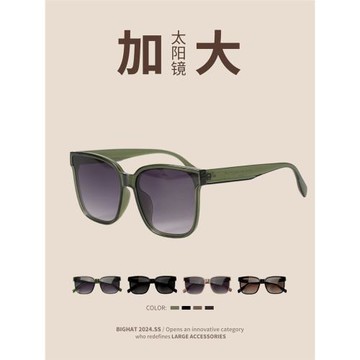 墨鏡女款大臉顯臉小2025新款海邊防曬高級感大圓臉適合加寬太陽鏡