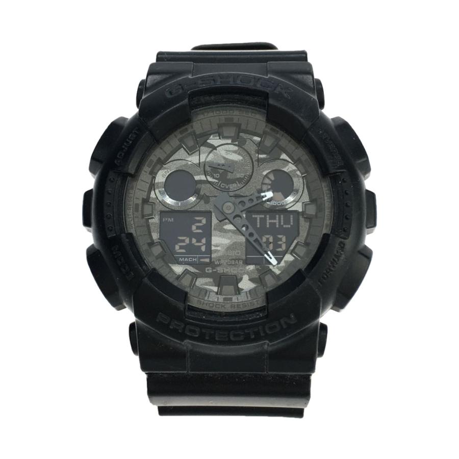 CASIO◇クォーツ腕時計・G-SHOCK デジアナ BLK