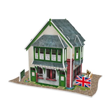 世界之窗 3D立體拼圖 《英國》三文治專門店 3D World Style