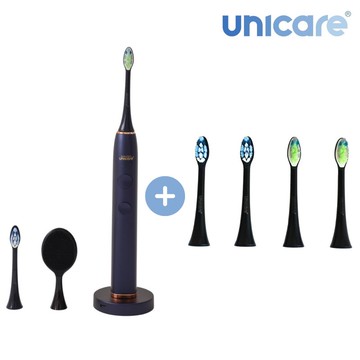 口腔保健組合-unicare音波電動牙刷星空藍搭配原廠四件刷頭組