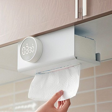 櫥櫃層板用懸掛式廚房紙巾架 單一規格