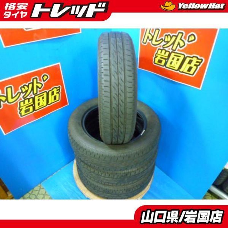 送料無料 中古 ブリヂストン ネクストリー 155/65R14 75S ４本セット