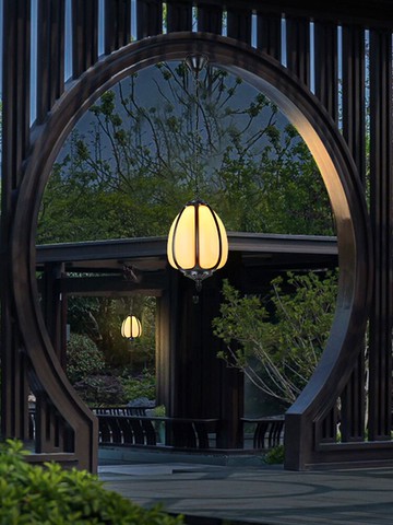 戶外防水吊燈室外走廊過道玄關南瓜吊燈別墅花園葡萄架涼亭庭院燈