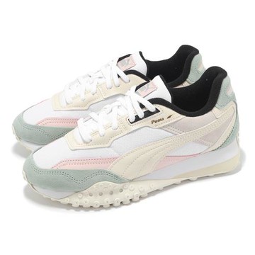 Puma 休閒鞋 Blktop Rider Merry X-Mas Wns 女鞋 粉紅 綠 麂皮 復古 39785501