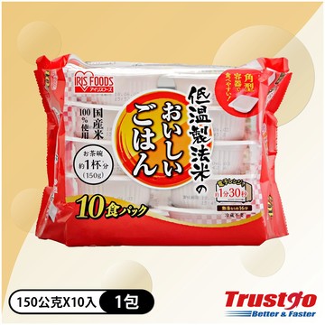 【美式賣場】愛麗思 低溫製法微波白飯(150g10入)