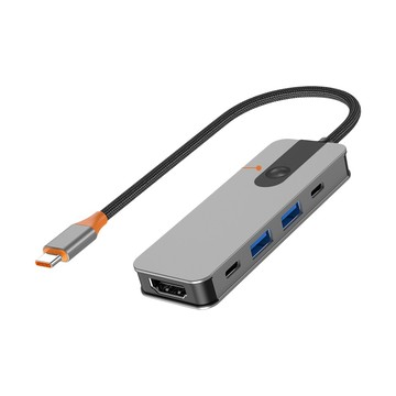 便利生活小物 筆電擴充套件塢 投屏顯示 HDMI 常用 讀卡器 擴充套件塢 4K60Hz Typec拓展塢