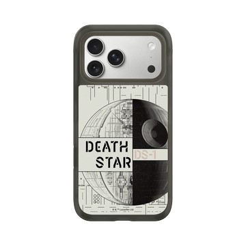 iPhone 17 Pro Max AirX 本質黑 - 迪士尼-星際大戰 Star Wars - 星際大戰 – 死星全幅結構圖