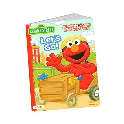 Sesame Street Elmo Coloring Book with Sesame Street Stickers