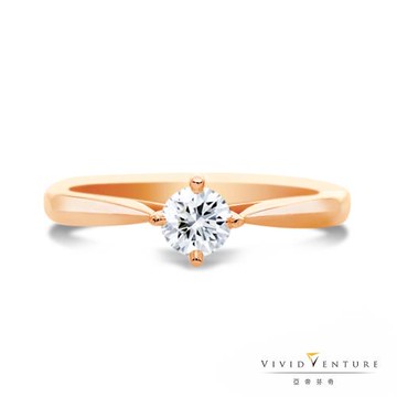 亞帝芬奇 GIA 30分 DVVS2 3VG 八心八箭 鑽石 戒指 相悅  14K玫瑰金台