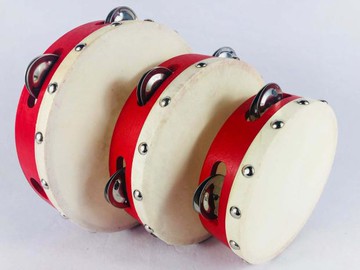 廠家直銷奧爾夫打擊樂器/專業鈴鼓10寸8寸7寸6寸4寸羊皮鈴鼓
