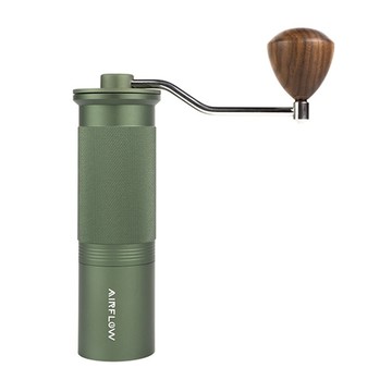 AIRFLOW 極光手搖磨豆機 尺寸 5.5*15.8*20.2cm 粉倉容量 20g  墨綠色  1個