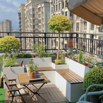 免運 戶外鐵藝花箱坐凳組合創意可客製化商業休閑等候椅市政公園坐凳