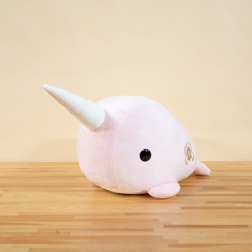 【Bellzi】 Jumbo Narwhali-Pink 特大獨角鯨-粉