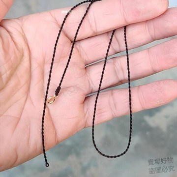 優物百貨💯金色扣超細直徑1mm掛繩美觀多色掛繩鏈條精緻鎖骨造型時尚潮流9ykt