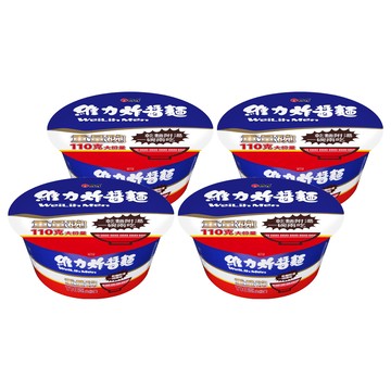 維力 炸醬麵重量碗 110g  4入