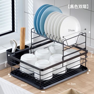 瀝水碗架廚房碗碟架瀝水架瀝碗架家用放碗架水槽置物架碗筷濾水架 99購物節