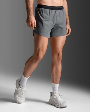 2XU Light Speed Stash 5 Inch Short 男士 輕盈奔馳5吋收納訓練運動短褲｜深灰
