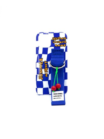 [Blue] Checkerboard Iphone Case
