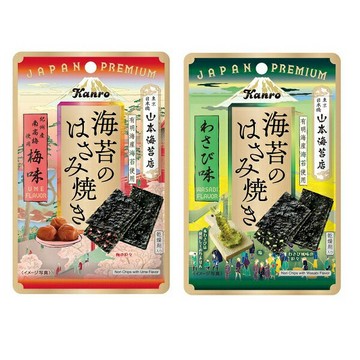 【江戶物語】甘樂 Kanro 山本海苔店  紀州梅海苔 山葵夾心海苔 有明海產海苔 紀州南高梅 燒海苔 日本必買