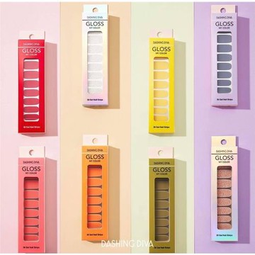 貼紙韓國 Dashing Diva 黛絲堤華指甲貼紙孕婦美甲貼凝膠甲貼純色