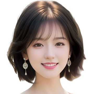 MoonDy 假髮 女生假髮 髮片 瀏海假髮 八字瀏海 真髮假髮 真人髮絲 增髮量 211