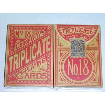【USPCC撲克】 No.18 復古 Triplicate Playing Cards紅背-S102993