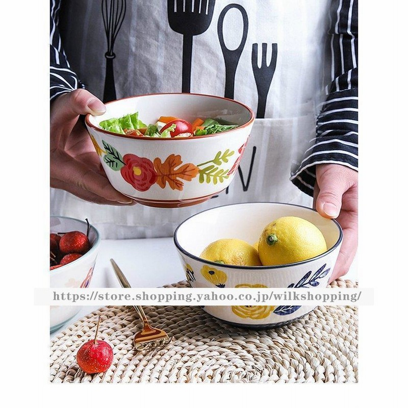 海外限定】 食器 キッチン雑貨 カトラリー お皿 プレート ギフト プレゼント ボウル サラダボウル スープボウル カフェボウル 花柄 レトロ  片手取っ手 モノトーン Airoom