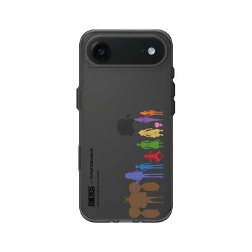 iPhone Air Clear (相機按鈕) 酷墨灰 - 航海王 One Piece - 海賊團系列-草帽一行人 剪影