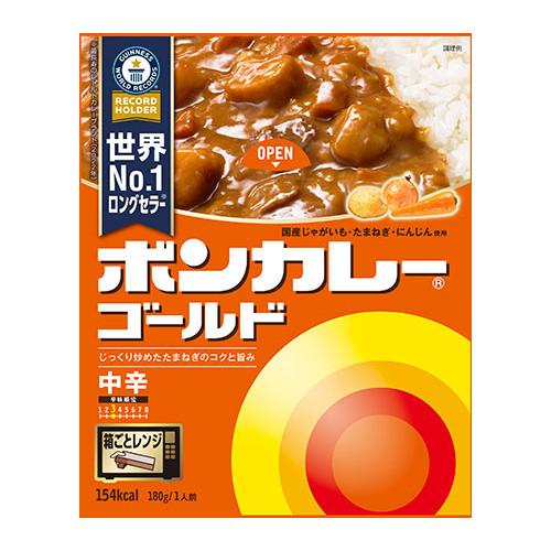 大塚食品 ボンカレーゴールド 中辛 180g 10箱