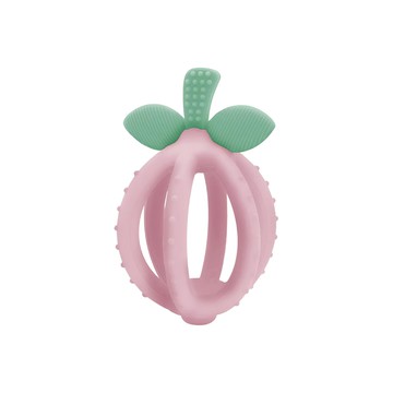 itzy ritzy 立體矽膠 100%食品級矽膠 超Q彈 好咬不傷牙齦 方便小手抓握 凹凸觸感  固齒器  甜心檸檬  1個