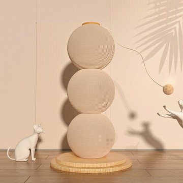 水星喵記 糖葫蘆 貓抓柱！耐磨不掉屑耐防貓抓沙發保護立式貓抓板123-YJ 保售後