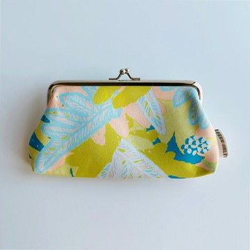 蕨對招財口金包-半邊羽裂鳳尾蕨款|長夾 錢包 短夾 中夾 畢業季