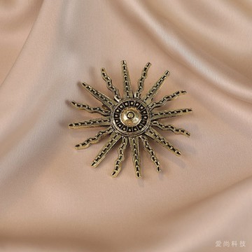 旂袍珍珠配西裝飾品 小衆感胸花 百搭胸針 女別針大氣 設計防走光精緻