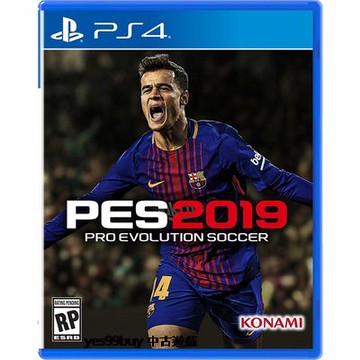 美琪PS4遊戲 實況足球2019 實況19 PES2019 中文