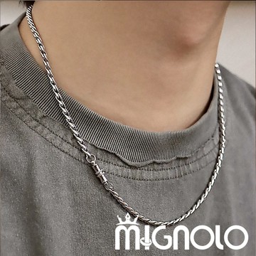 MIGNOLO💫逆鱗磁吸項鍊｜鈦鋼項鍊 項鏈 設計款復古 項鍊男 男生項鍊 項鏈 嘻哈項鍊 男生飾品 穿搭配件