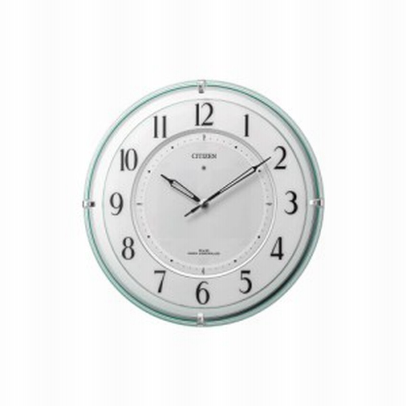 Citizen シチズン ソーラー電源電波時計 壁掛け 4my851 005 日本組立 2針式 グリーン 緑色 ホワイト 白 アナログ 通販 Lineポイント最大1 0 Get Lineショッピング