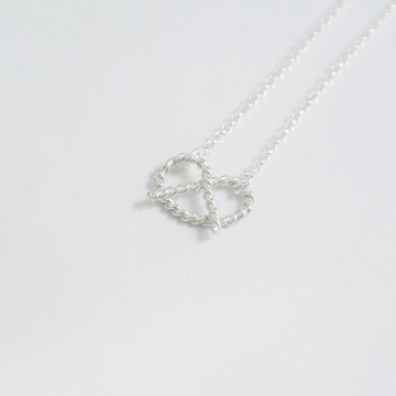 [聖誕節(交換禮物)]德國麵包/蝴蝶餅乾 純銀項鍊