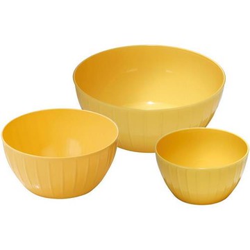 《tescoma》Delicia可微波打蛋盆3件(黃)