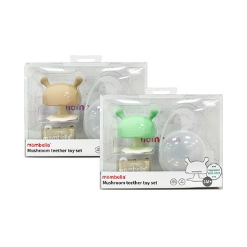Mombella 英國 啾比小蘑菇固齒器套組-多款可選