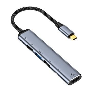 擴展塢 USB-C 多功能筆電擴展底座 HDMI 私模type-c擴展塢 usb hub多功能集線器七合一USB3.1分線器4K